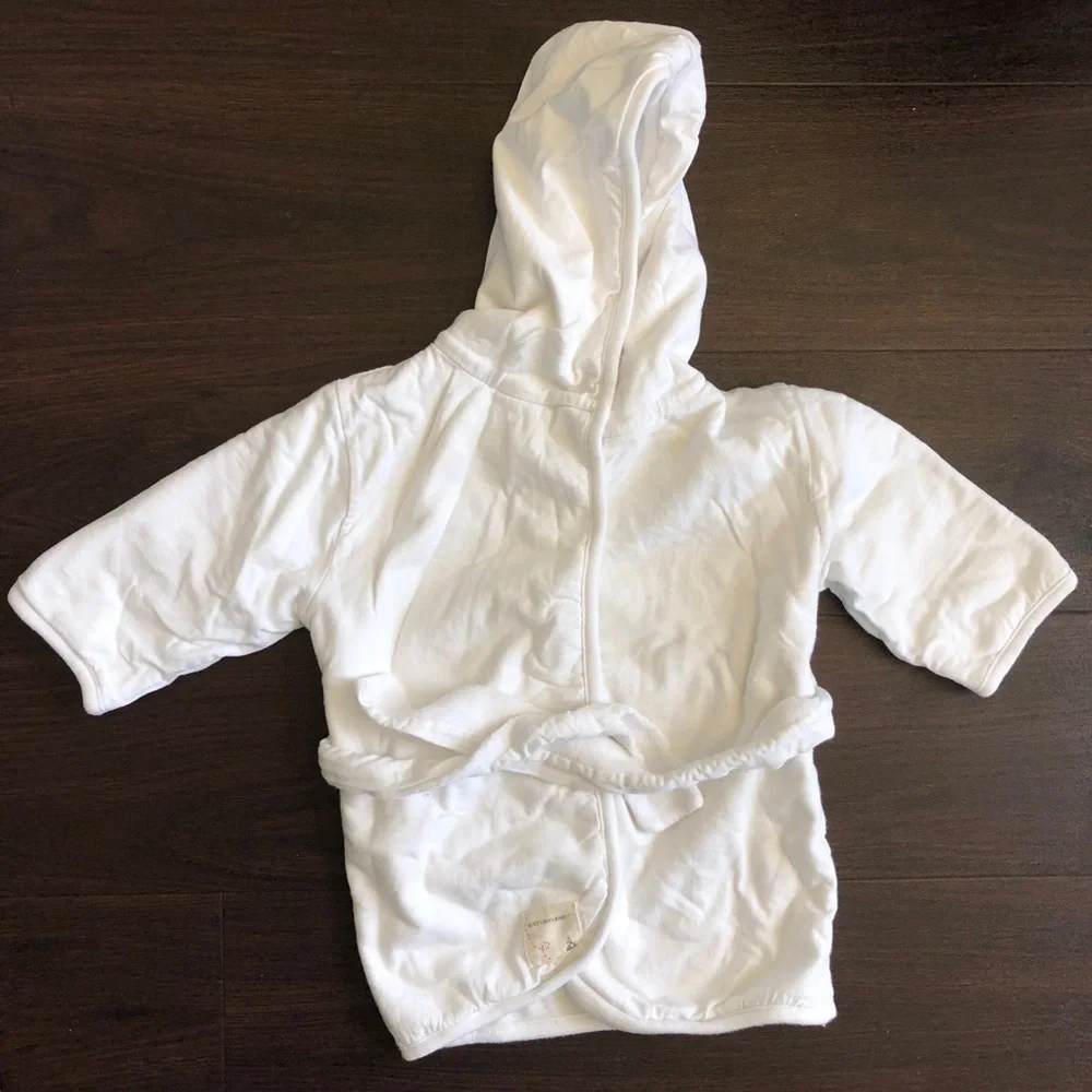 🆕 BURTS BEES Baby Organic Cotton Hooded Robe